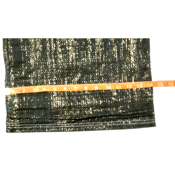 SANDBAGS Military Green Built-In Ties 14x26 Woven Polypropylene Pack of 50 - Picture 3 of 4